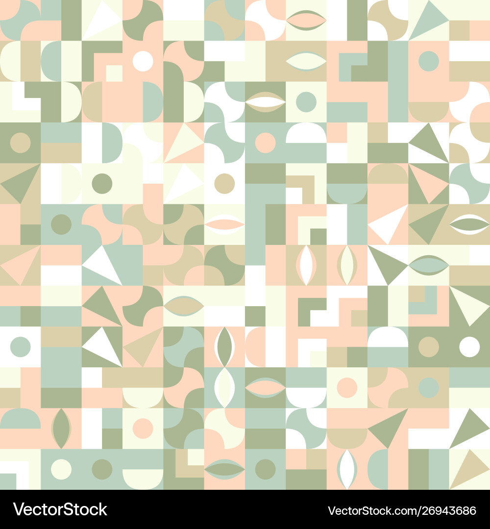 Abstract mosaic pattern background - colorful Vector Image