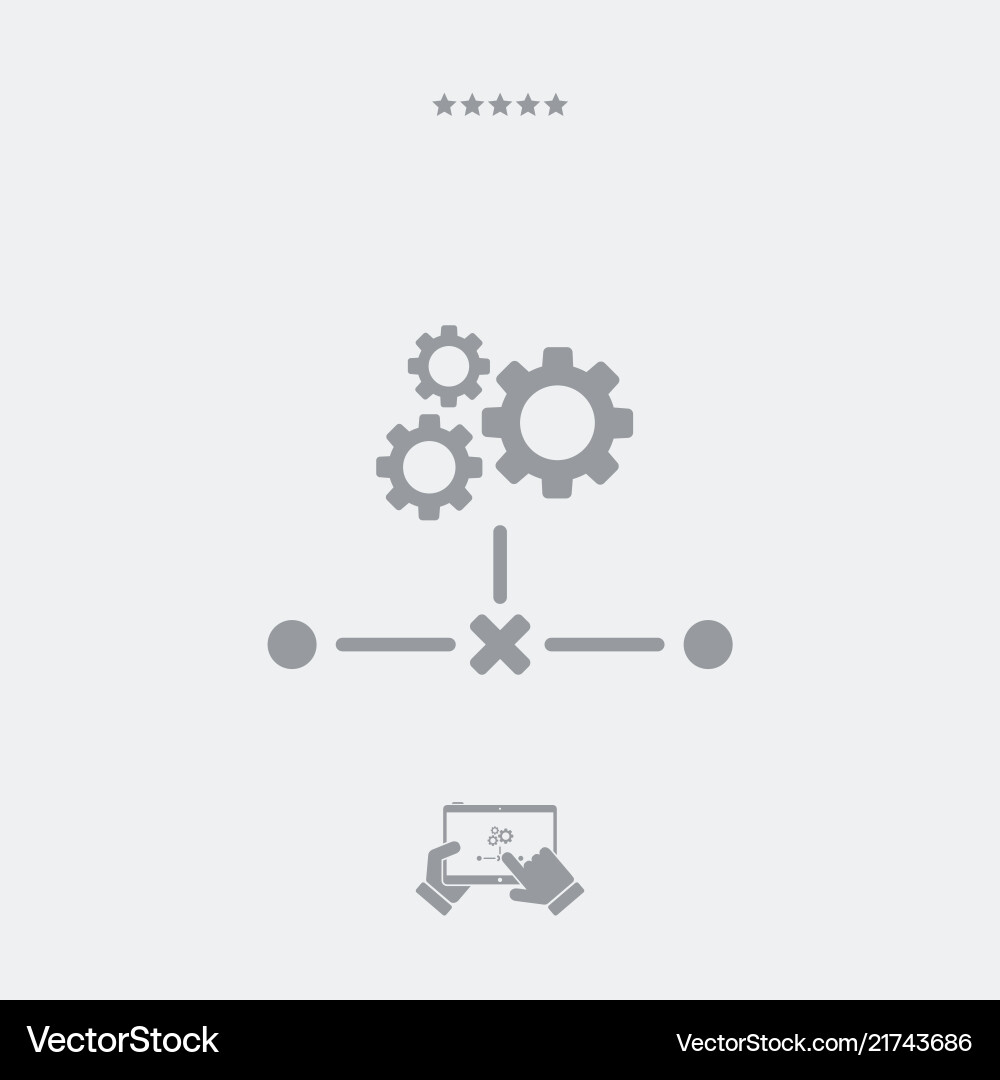 Broken network connection icon vector image