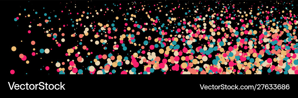 Colorful universe distribution computational Vector Image