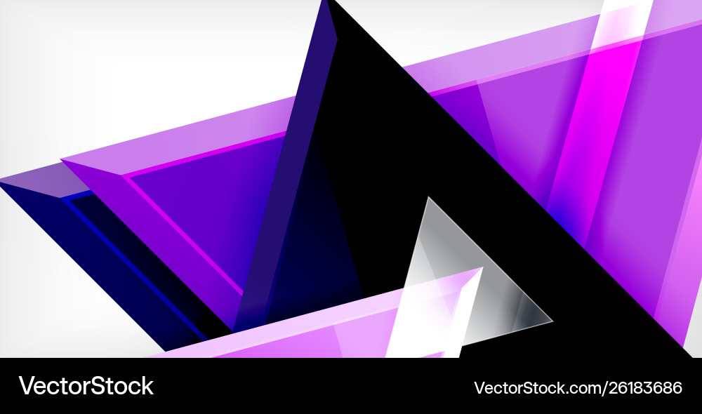 Dynamic triangle composition abstract background Dynamic triangle composition abstract background Vector Image