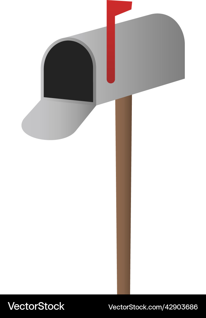 Realistic mailbox letterbox empty Vector Image