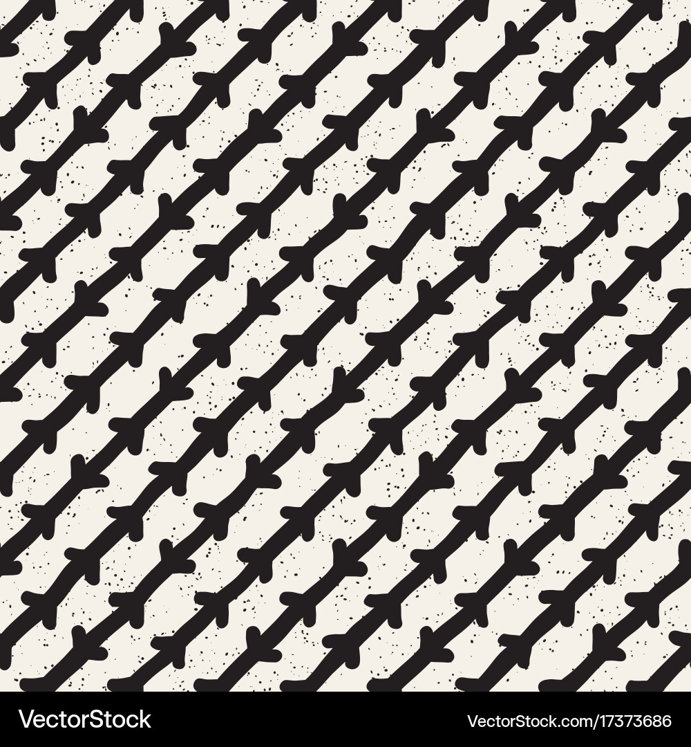Seamless pattern with hand drawn lines abstract Vector Image