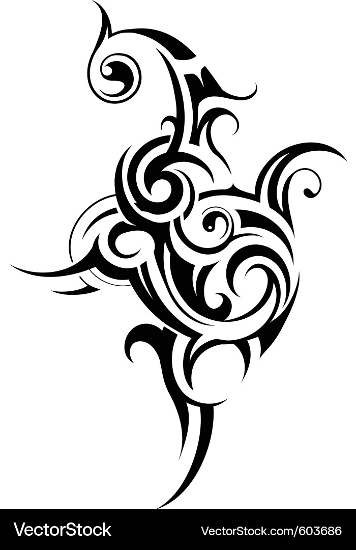 Tattoo ink vector image