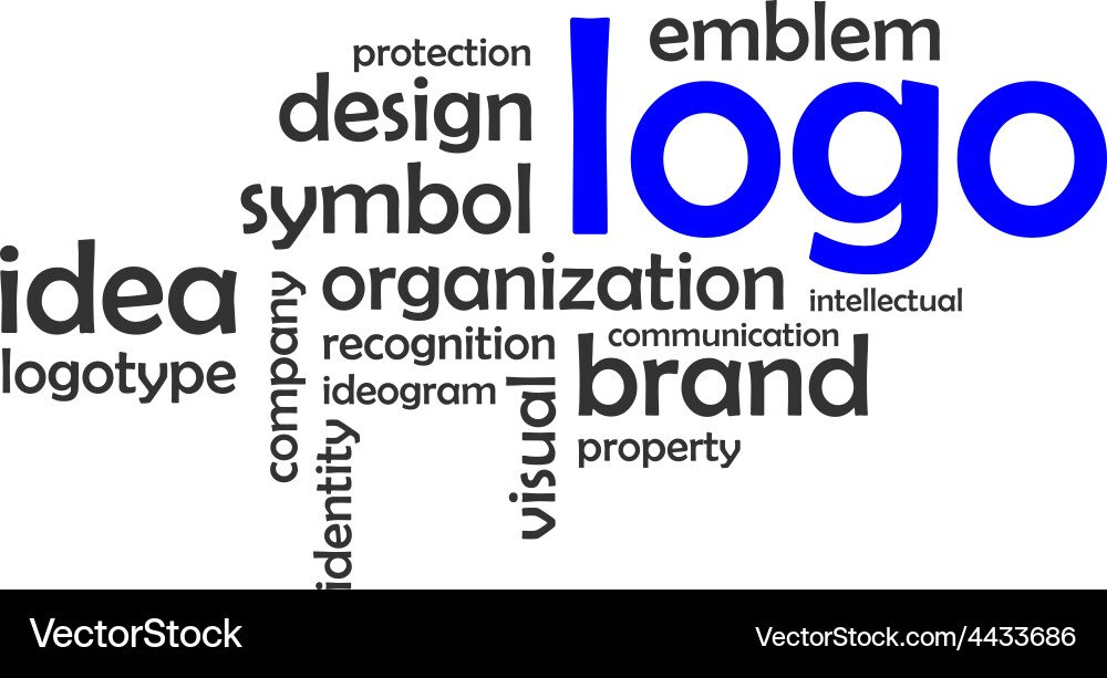 Word Cloud Composition Vector Image