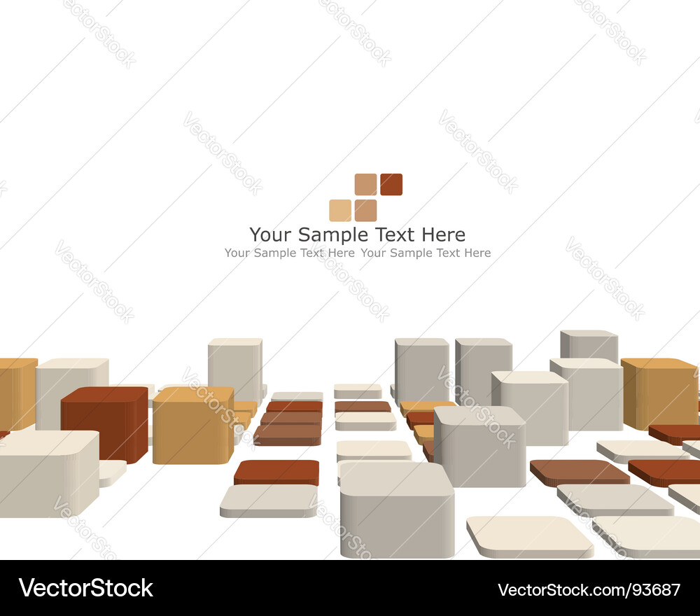 Checked background vector image