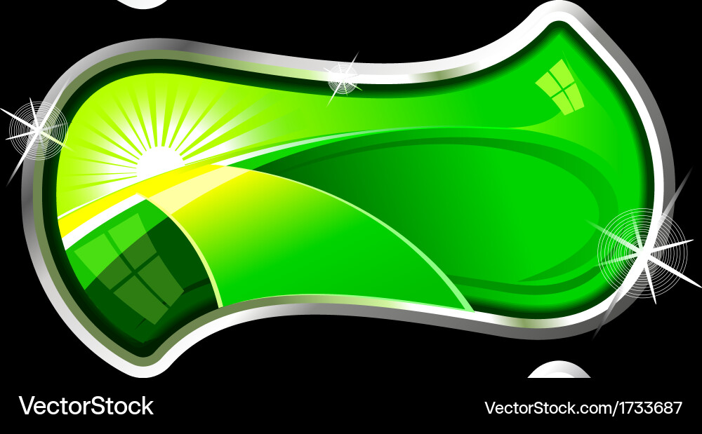 Chrome webdesign elements Vector Image