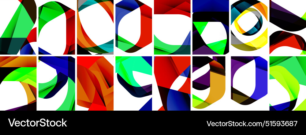 Collection of abstract background with waves Collection of abstract background with waves Vector Image