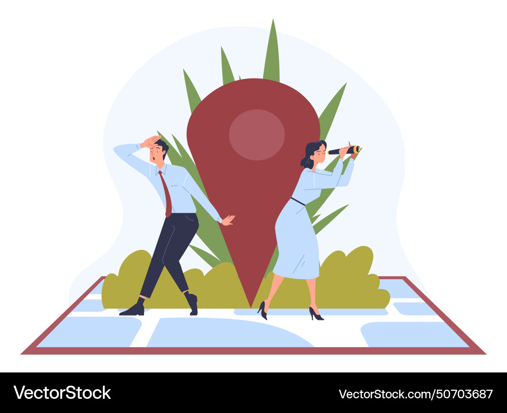 Gps navigation concept Royalty Free Vector Image