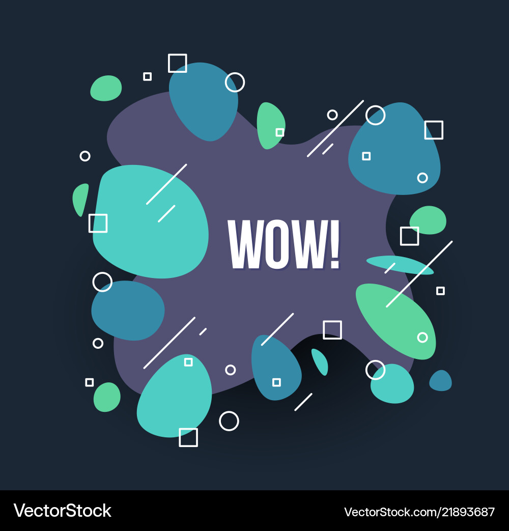 Set of abstract modern graphic elements dynamic Set of abstract modern graphic elements dynamic vector image