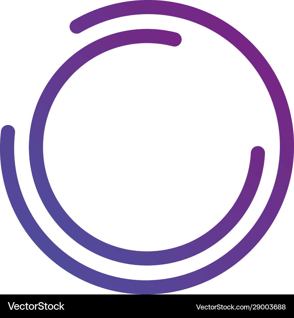 Abstract hi-tech segmented geometric circle shape Abstract hi-tech segmented geometric circle shape vector image