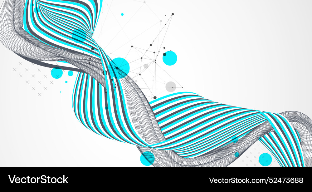 Abstract wavy background with colorful lines Abstract wavy background with colorful lines Vector Image
