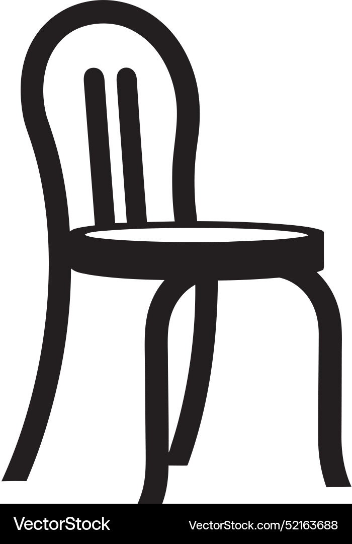 Chairs in architecture blurring the lines between Vector Image