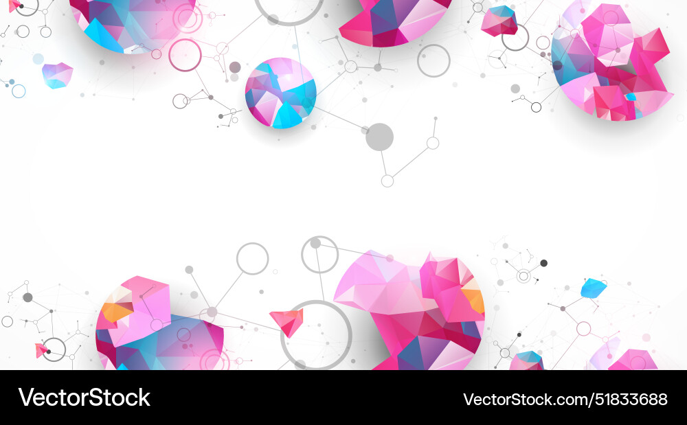 Geometric abstract background with connected line Geometric abstract background with connected line vector image