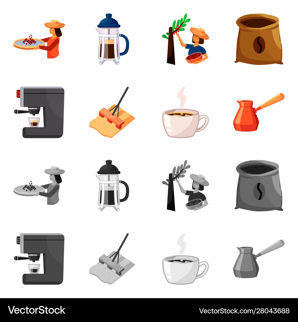 Isolated object process and farming sign Isolated object process and farming sign vector image