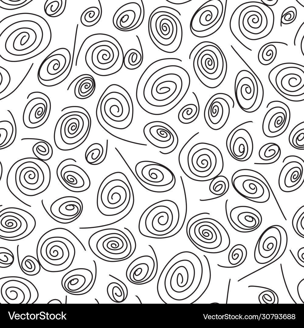 Seamless endless funny background pattern Vector Image