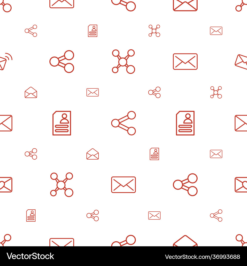 Send icons pattern seamless white background vector image
