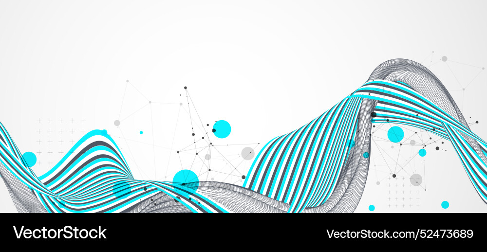 Abstract wavy background with colorful lines Abstract wavy background with colorful lines Vector Image