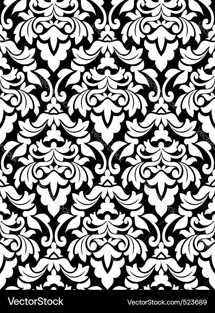 Elegant Damask Pattern vector image