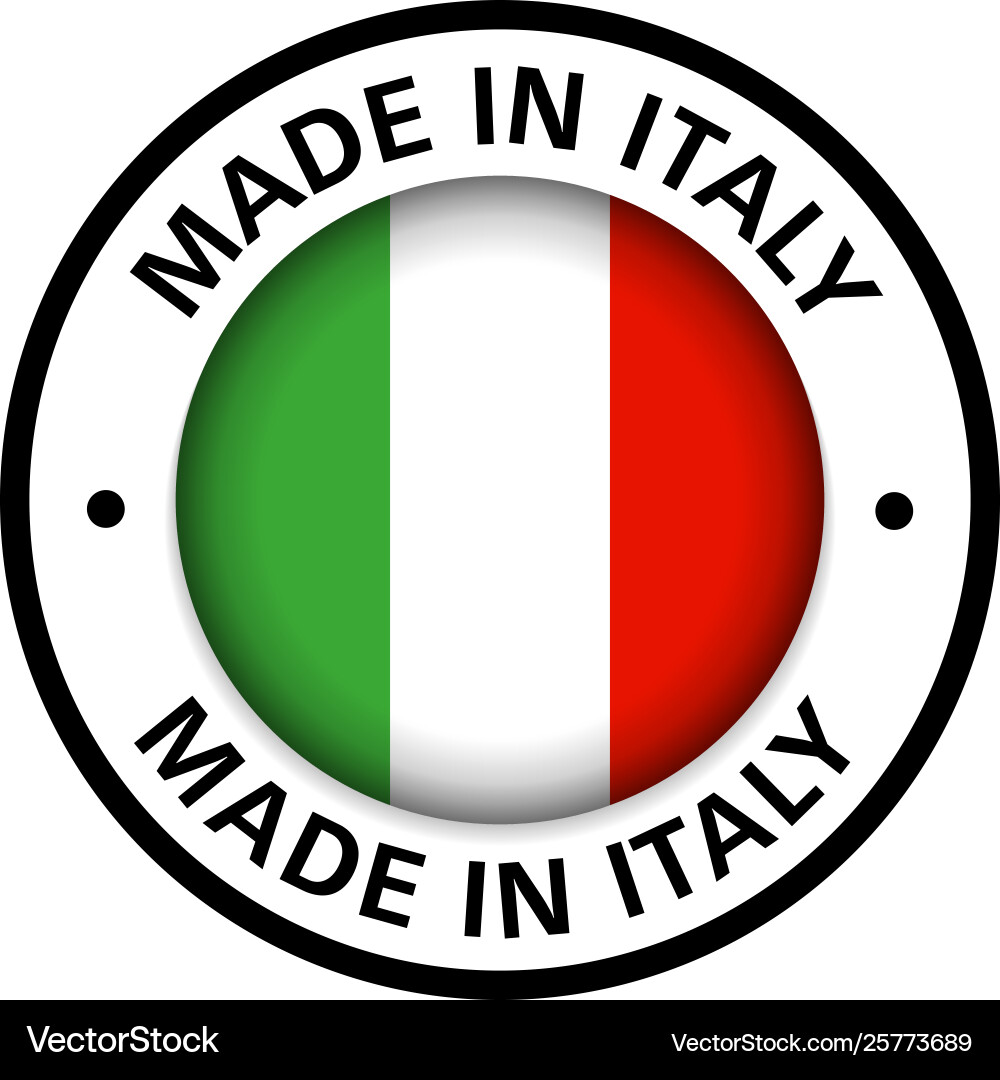 Made in italy flag icon Made in italy flag icon vector image