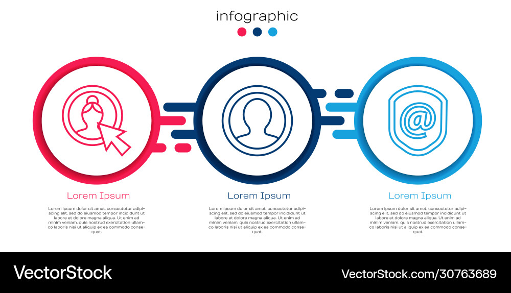 Set line create account screen Set line create account screen vector image