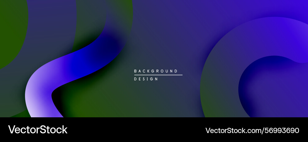 Abstract background features flowing shapes Abstract background features flowing shapes Vector Image