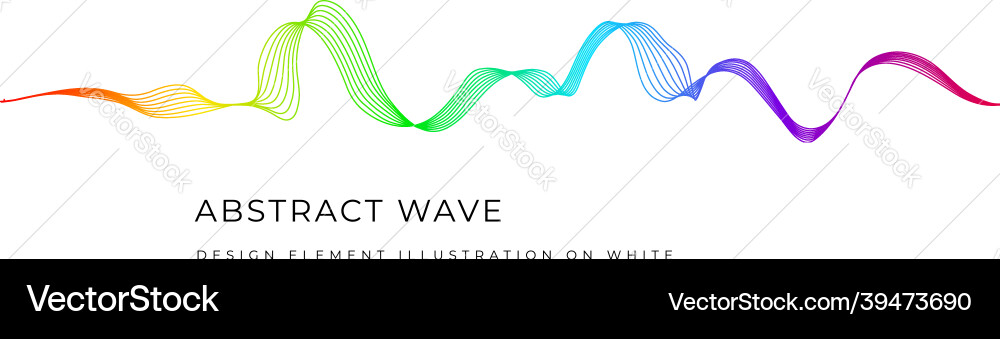 Abstract Wave Patterns vector image