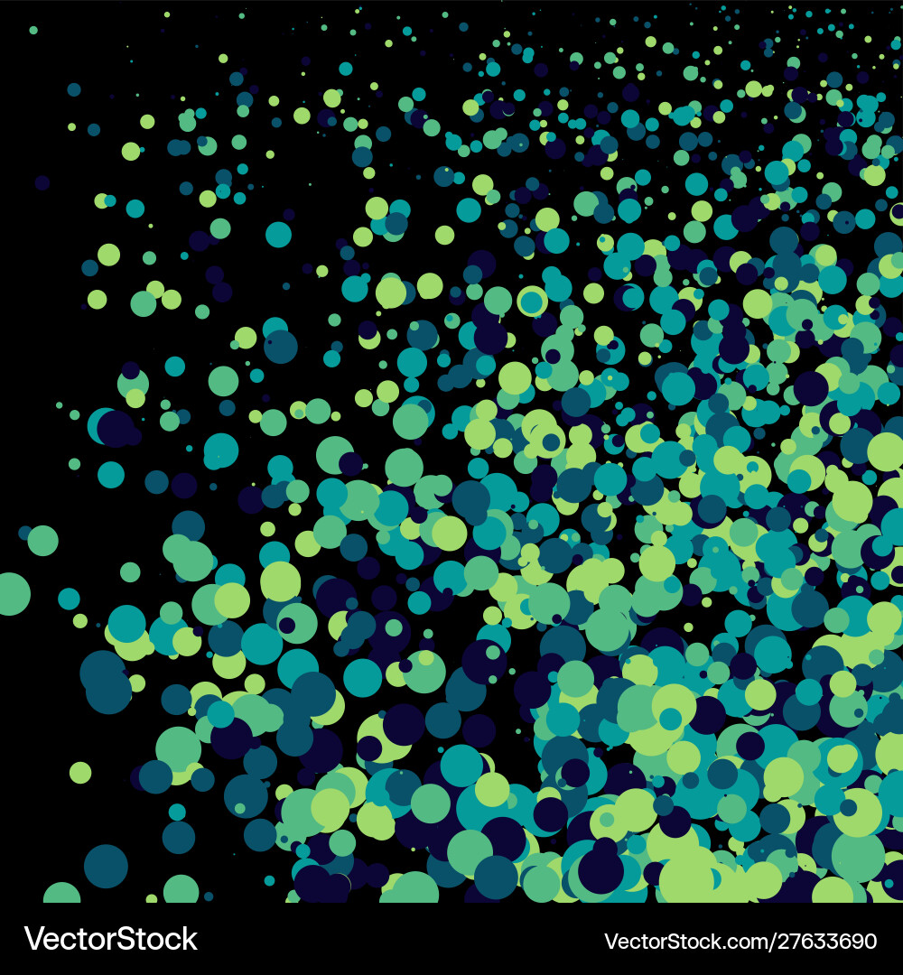 Colorful universe distribution computational Vector Image