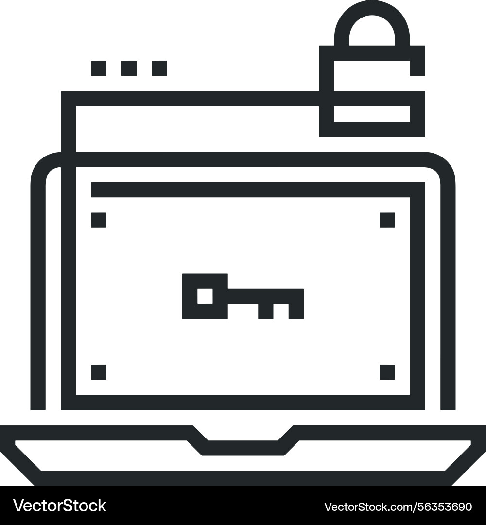 Computer icon symbol image Vector Image