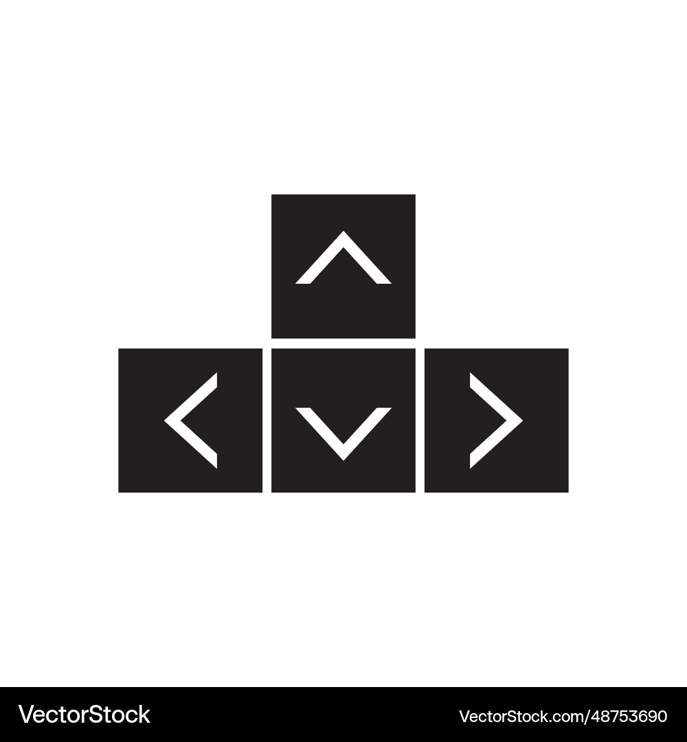 Keyboard button icon Keyboard button icon vector image