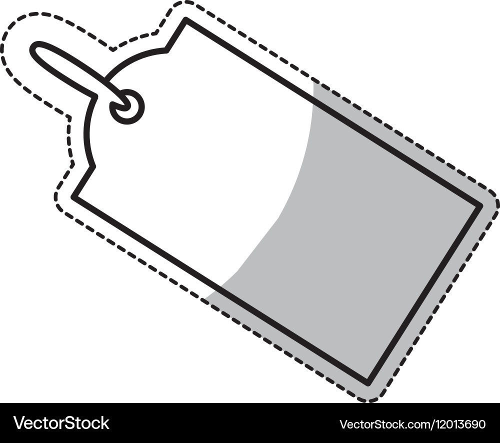 Label or tag icon image Vector Image