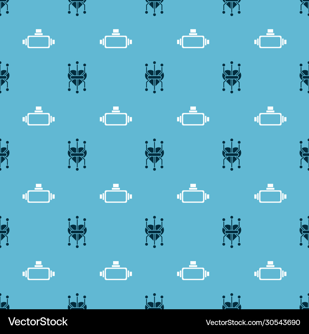 Set processor and virtual reality glasses Set processor and virtual reality glasses vector image