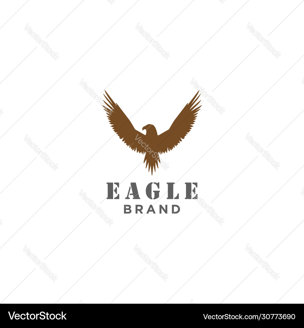 Silhouette eagle phoenix hawk symbol stock Silhouette eagle phoenix hawk symbol stock vector image