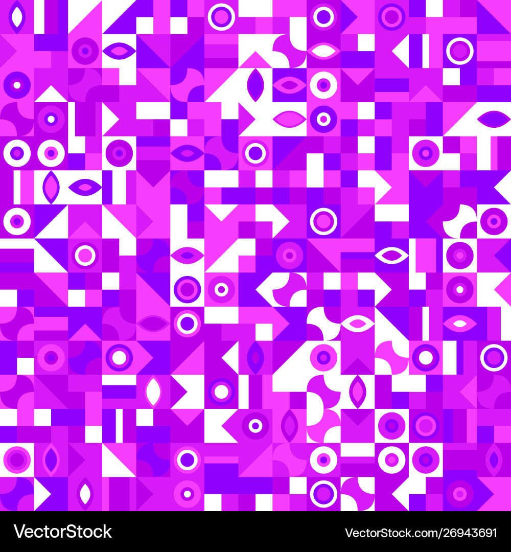 Chaotic mosaic pattern background - abstract Vector Image