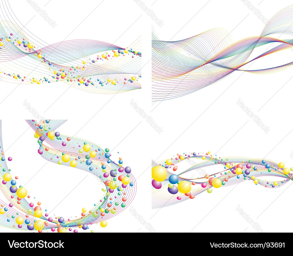Colourful lines Vector Image
