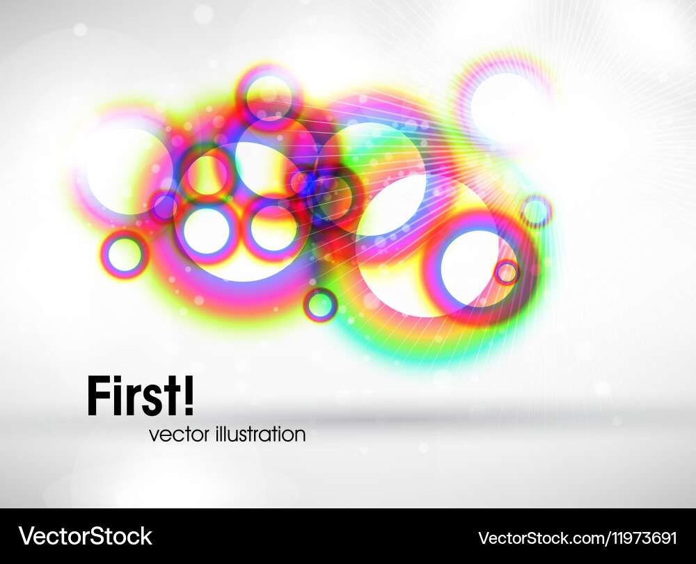Dynamic Color Splash vector image