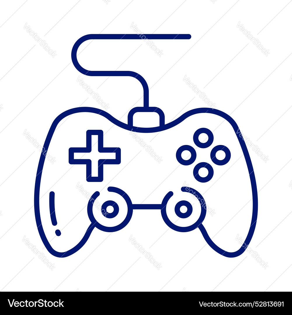 Game console or controller computer gaming Vector Image