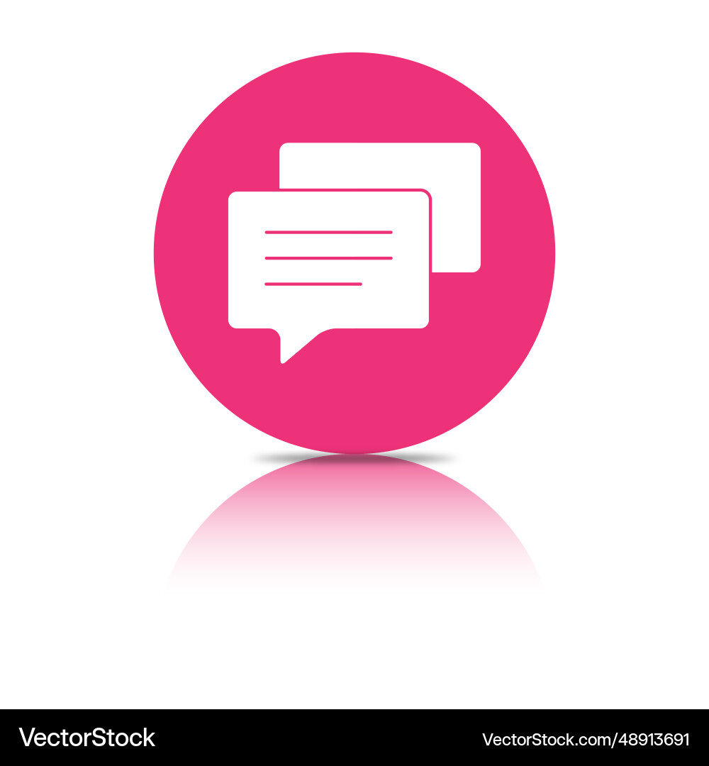 Messaging shadow icon Messaging shadow icon vector image