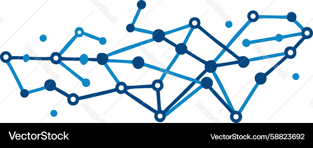 Abstract circuit board pattern digital technology Vector Image