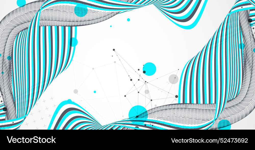 Abstract wavy background with colorful lines Abstract wavy background with colorful lines Vector Image