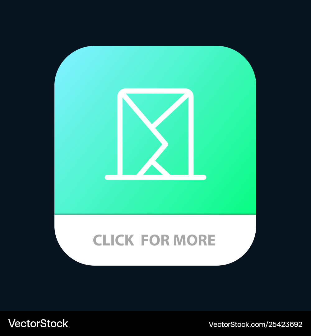 Email envelope mail message sent mobile app Email envelope mail message sent mobile app vector image