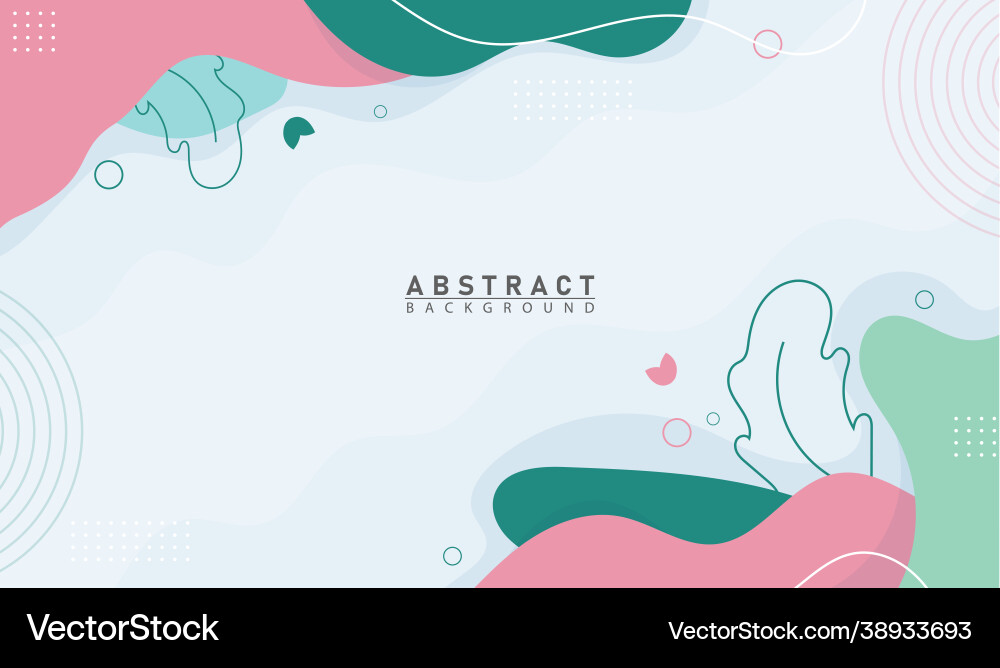 Abstract colorful background shape vector image