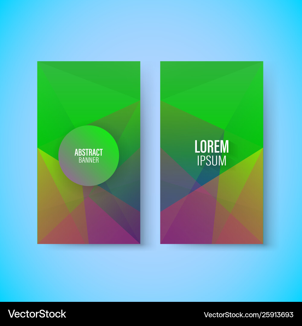 Abstract colorful geometric triangular vertical Abstract colorful geometric triangular vertical Vector Image