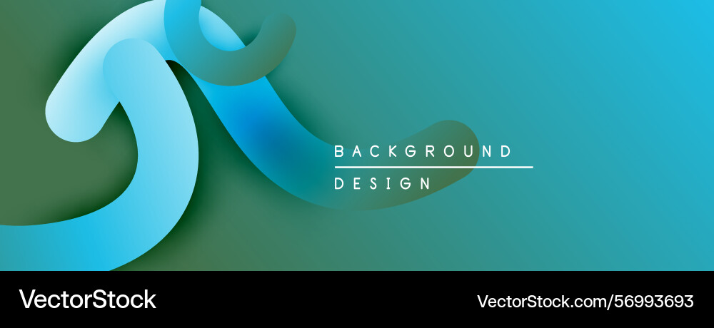 Abstract fluid shapes overlap creating dynamic vector image