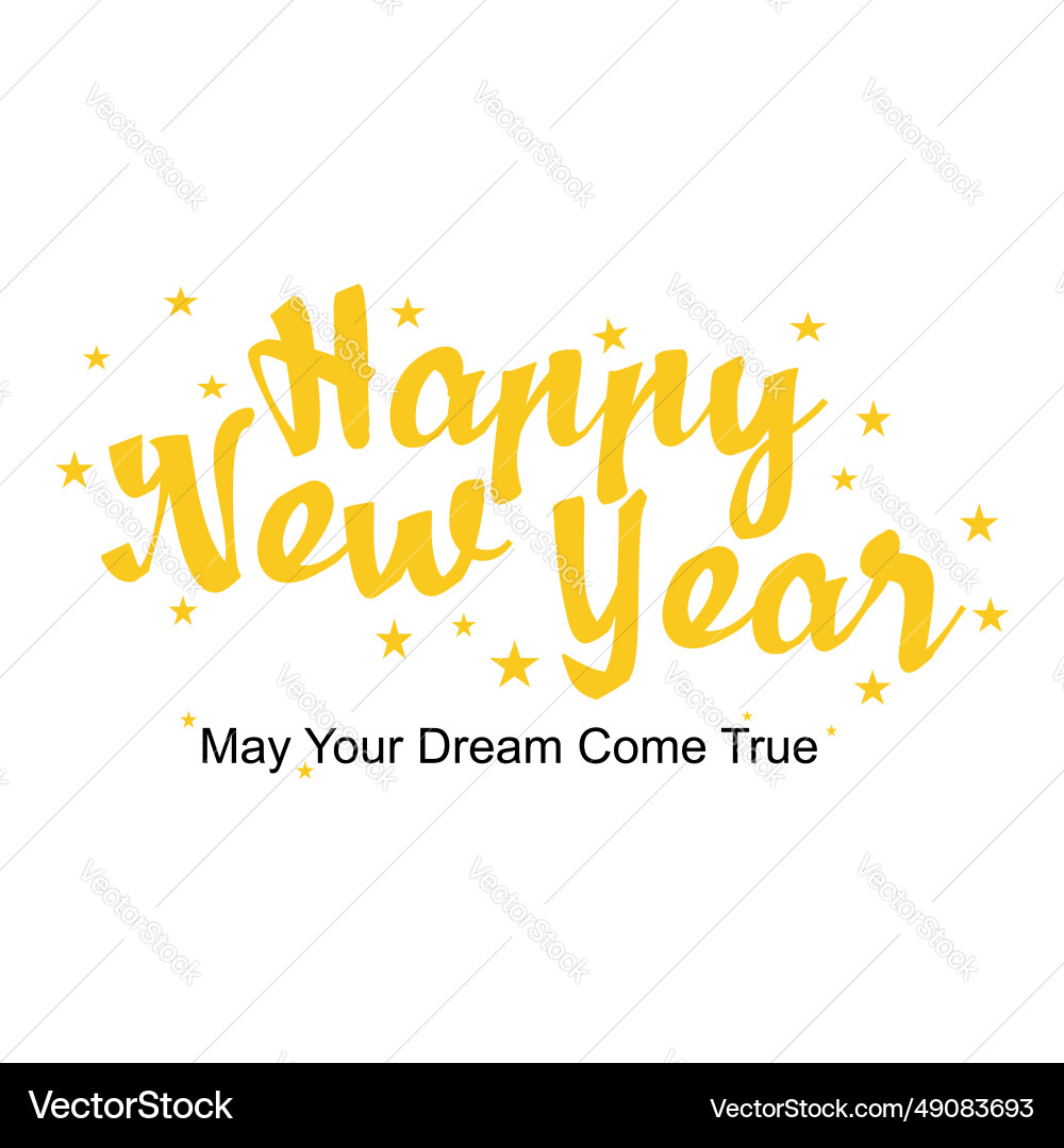 Greeting card isolated label with text for happy Greeting card isolated label with text for happy vector image