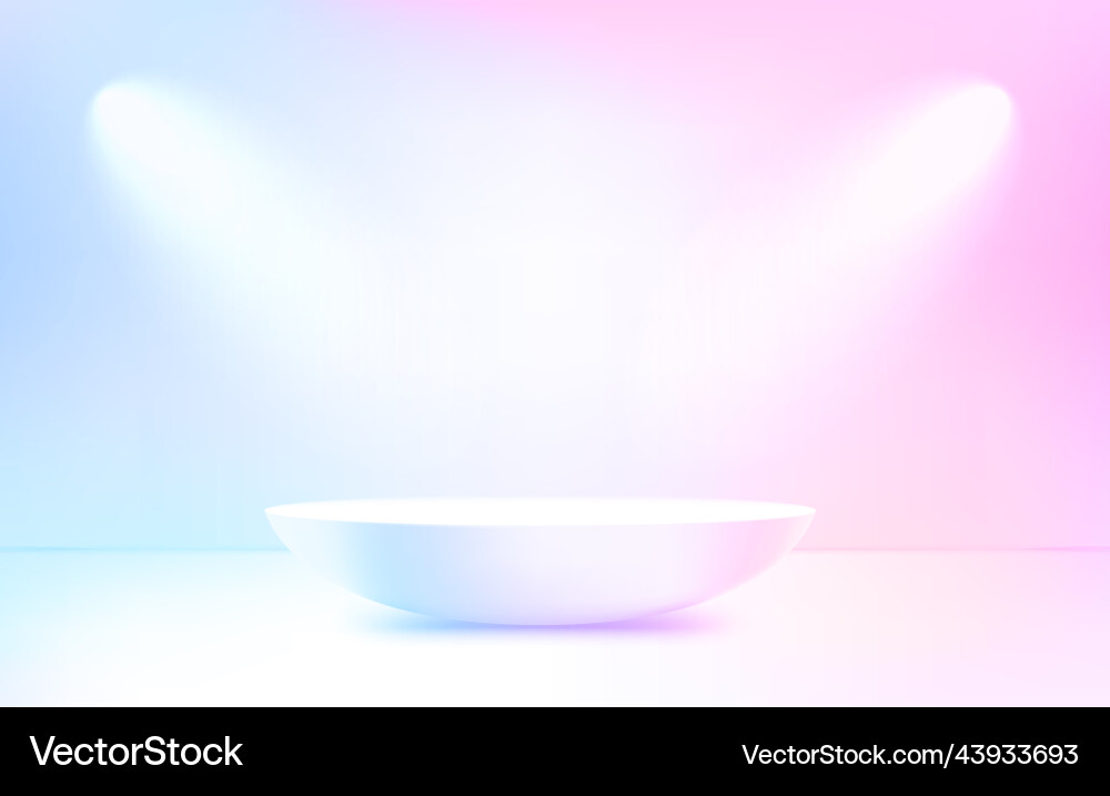 Holographic empty studio with projectors Holographic empty studio with projectors vector image