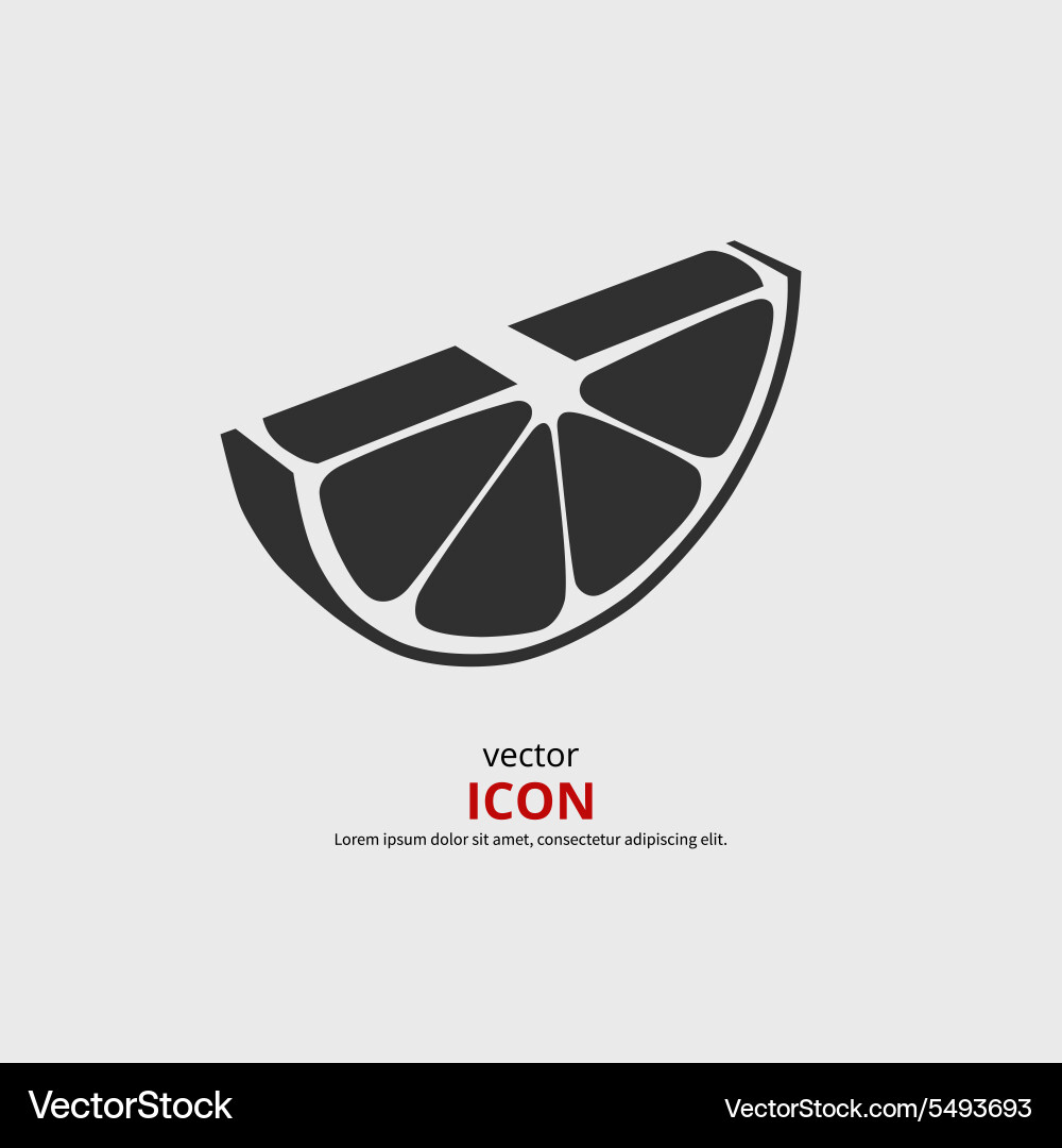 Orange icon Royalty Free Vector Image - VectorStock