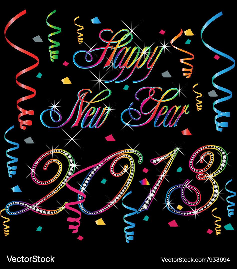 2013 happy new year vector image