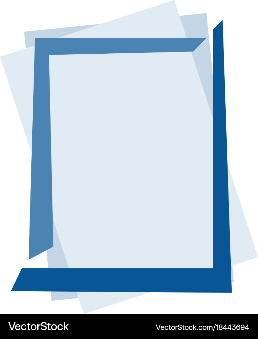 Abstract frame vector image