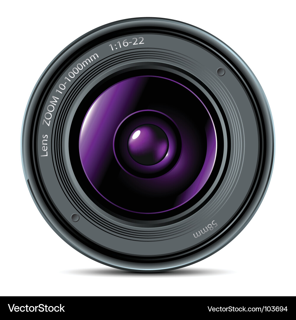 Camera Lens Icon vector image