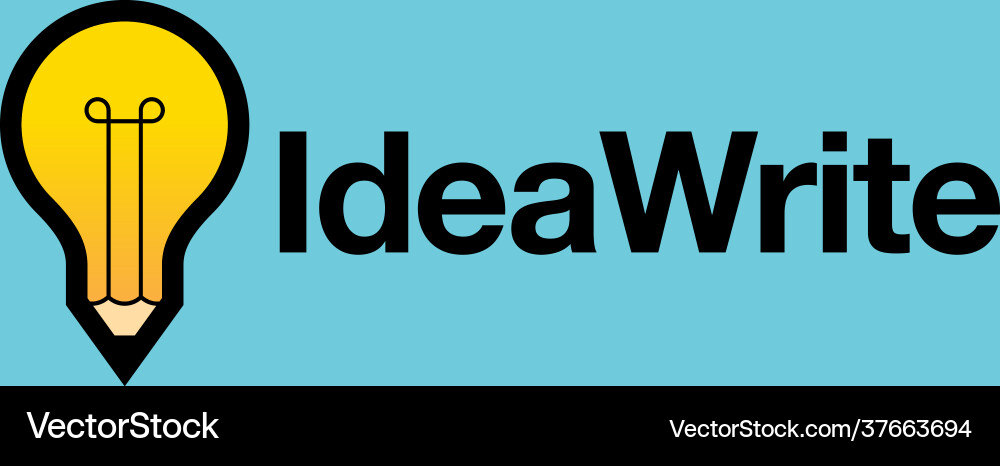 Idea write Vector Image